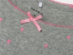 Name It grey melange hjerte natsæt